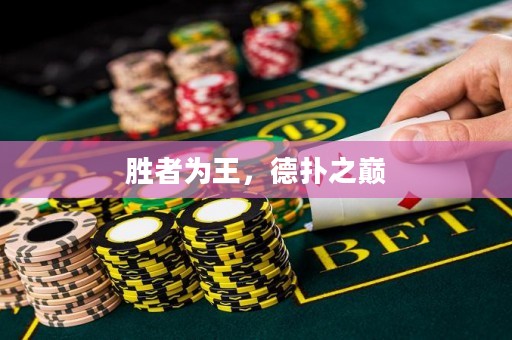 胜者为王，德扑之巅