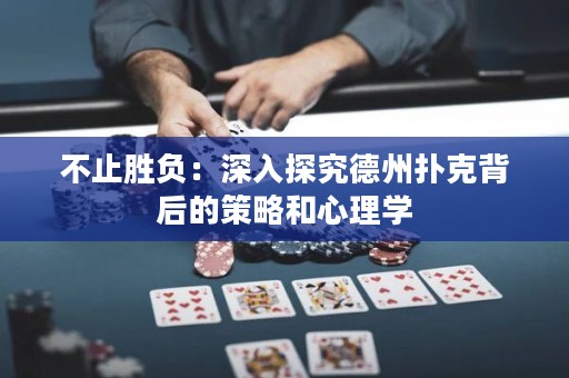 不止胜负：深入探究德州扑克背后的策略和心理学