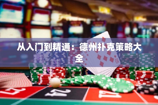 从入门到精通：德州扑克策略大全