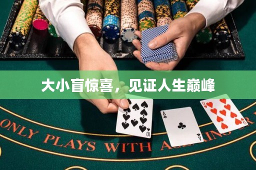大小盲惊喜，见证人生巅峰