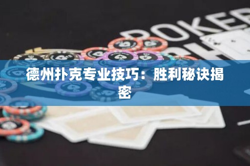 德州扑克专业技巧：胜利秘诀揭密