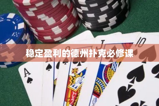 稳定盈利的德州扑克必修课