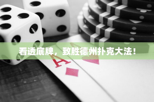 看透底牌，致胜德州扑克大法！