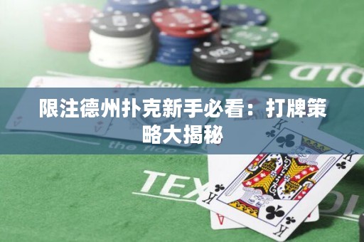 限注德州扑克新手必看：打牌策略大揭秘