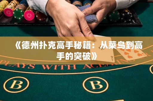《德州扑克高手秘籍：从菜鸟到高手的突破》