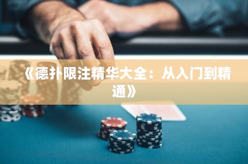 《德扑限注精华大全：从入门到精通》