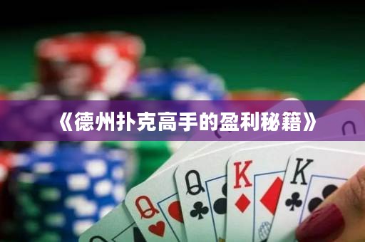 《德州扑克高手的盈利秘籍》