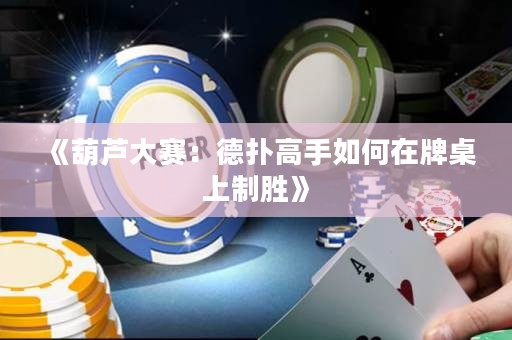 《葫芦大赛：德扑高手如何在牌桌上制胜》
