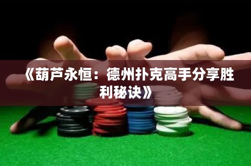 《葫芦永恒：德州扑克高手分享胜利秘诀》