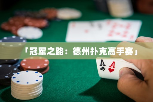 「冠军之路：德州扑克高手赛」